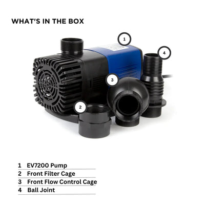 PondMAX EV7200 Water Feature & Pond Pump 7200LPH 220-240V