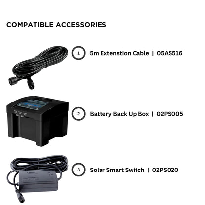 PondMAX PS1700 Solar Water Feature & Pond Pump 1700LPH 18V