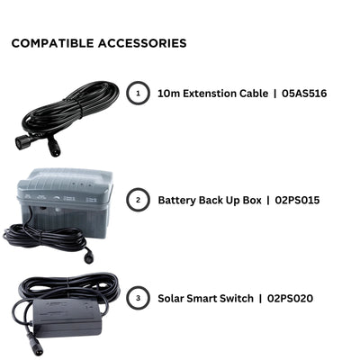 PondMAX PS600 Solar Water Feature & Pond Pump 630LPH 18V