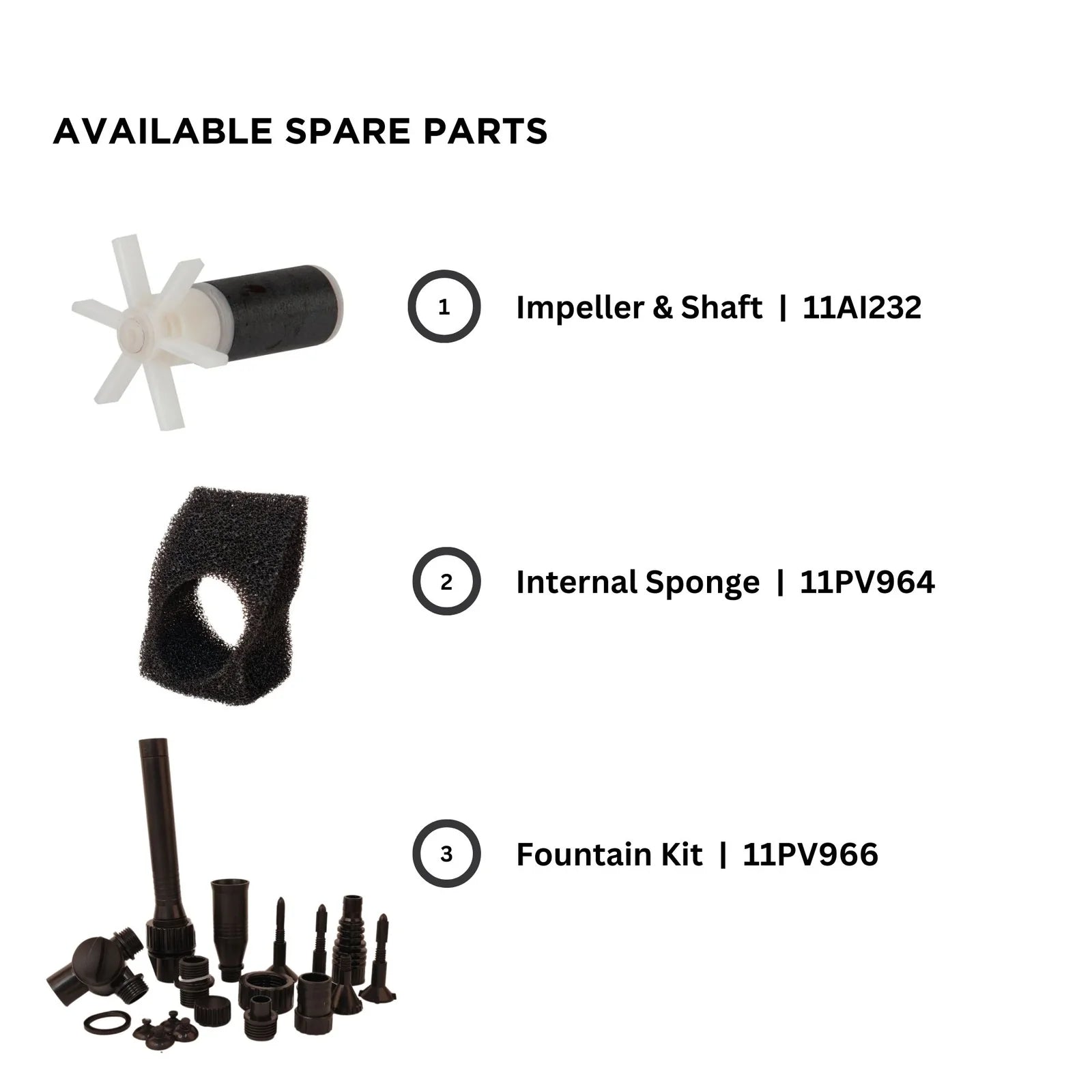 PondMAX PV650 Water Feature & Pond Pump 850LPH 240V