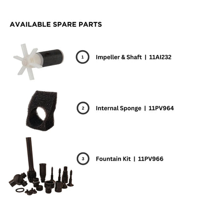 PondMAX PV650 Water Feature & Pond Pump 850LPH 240V