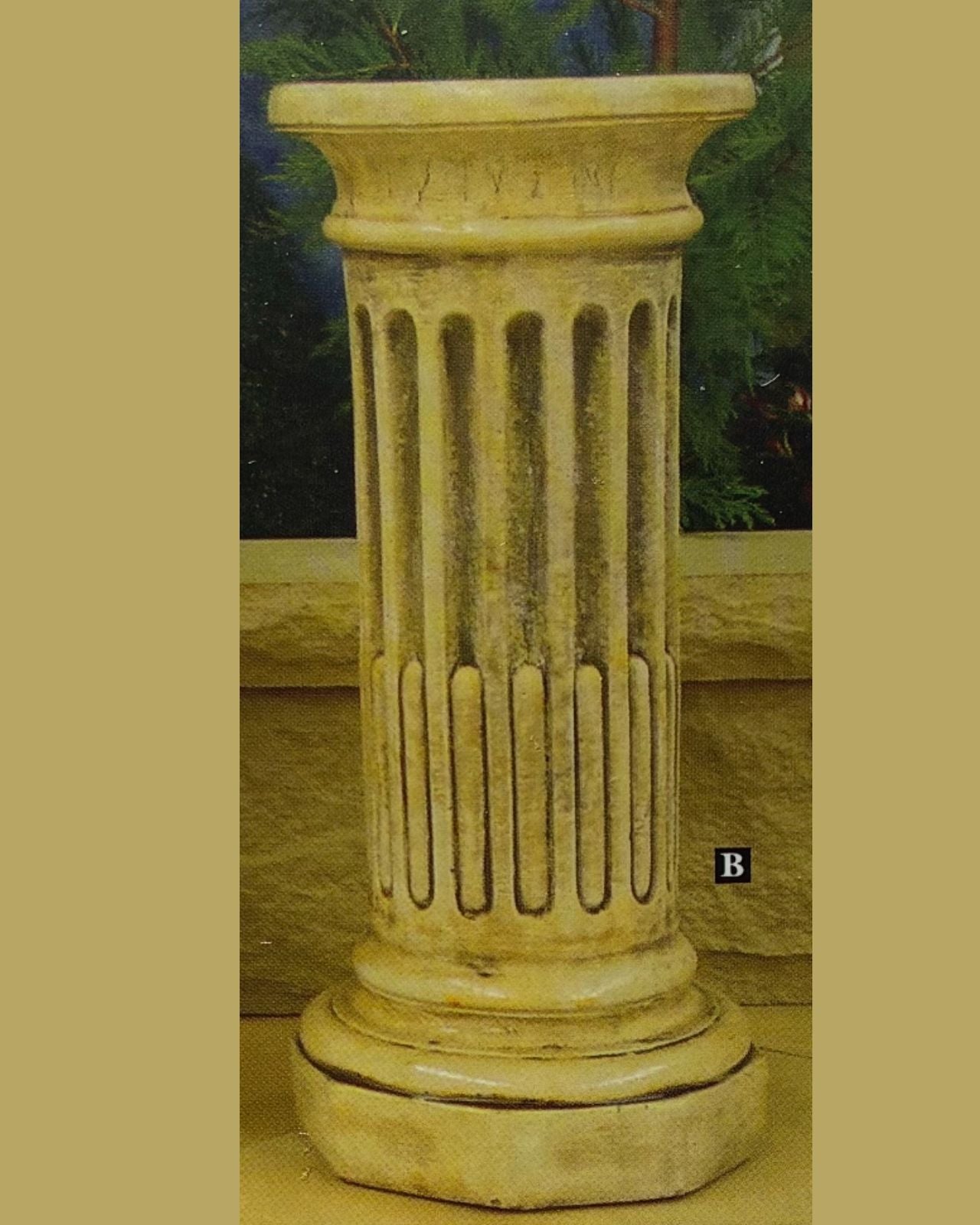 Rivus - Concrete Pedestal Base for Water Features & Planters