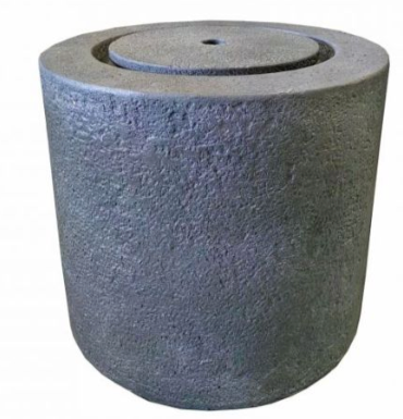 Round Stone Minimalist Cylinder LED Light Water Feature