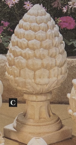 Custom Acorn for Tiered Water Features