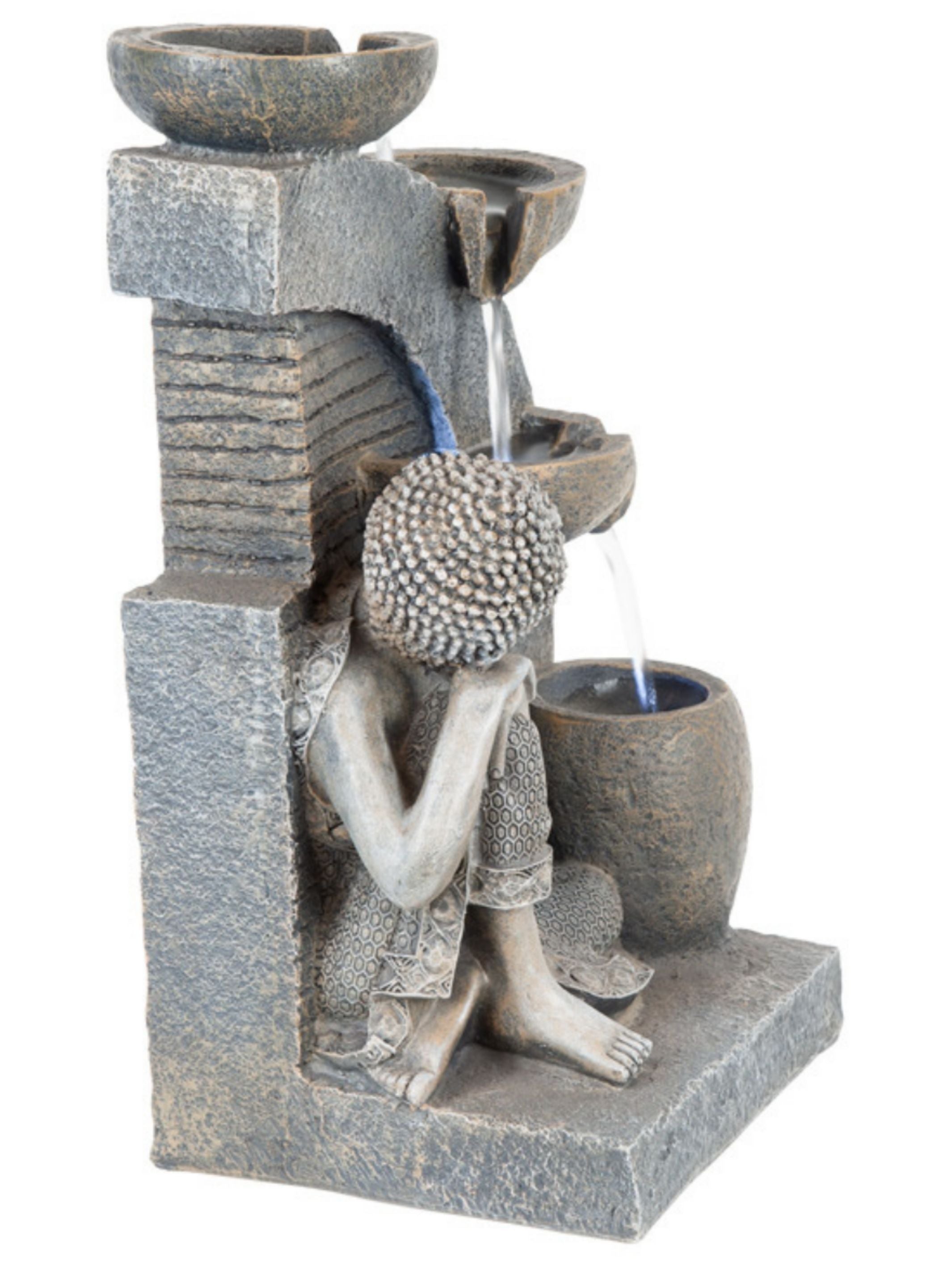 Sutra - Buddha LED Light Water Feature 42cm