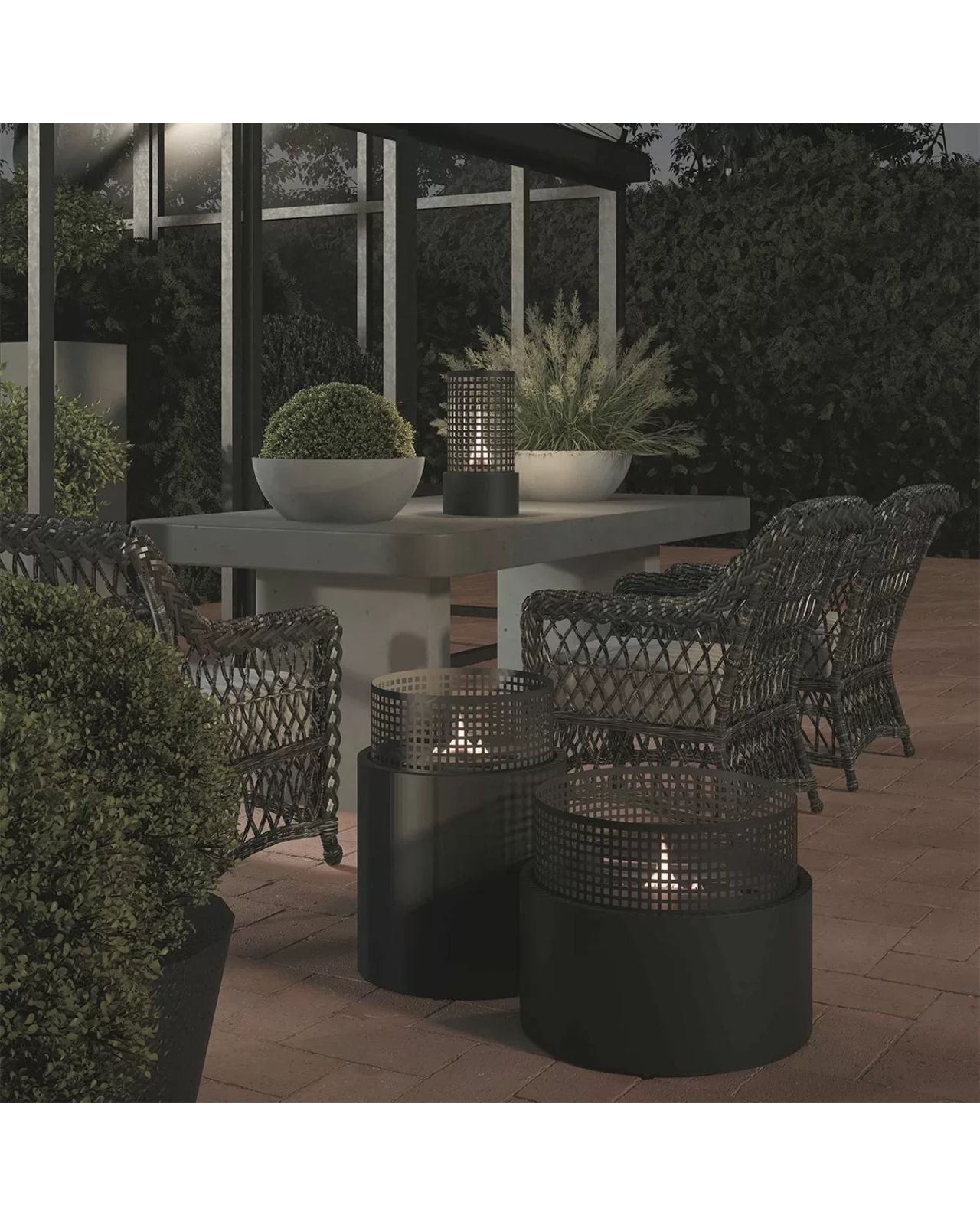 Tenderflame Plettenberg Black Freestanding Steel Fireplace
