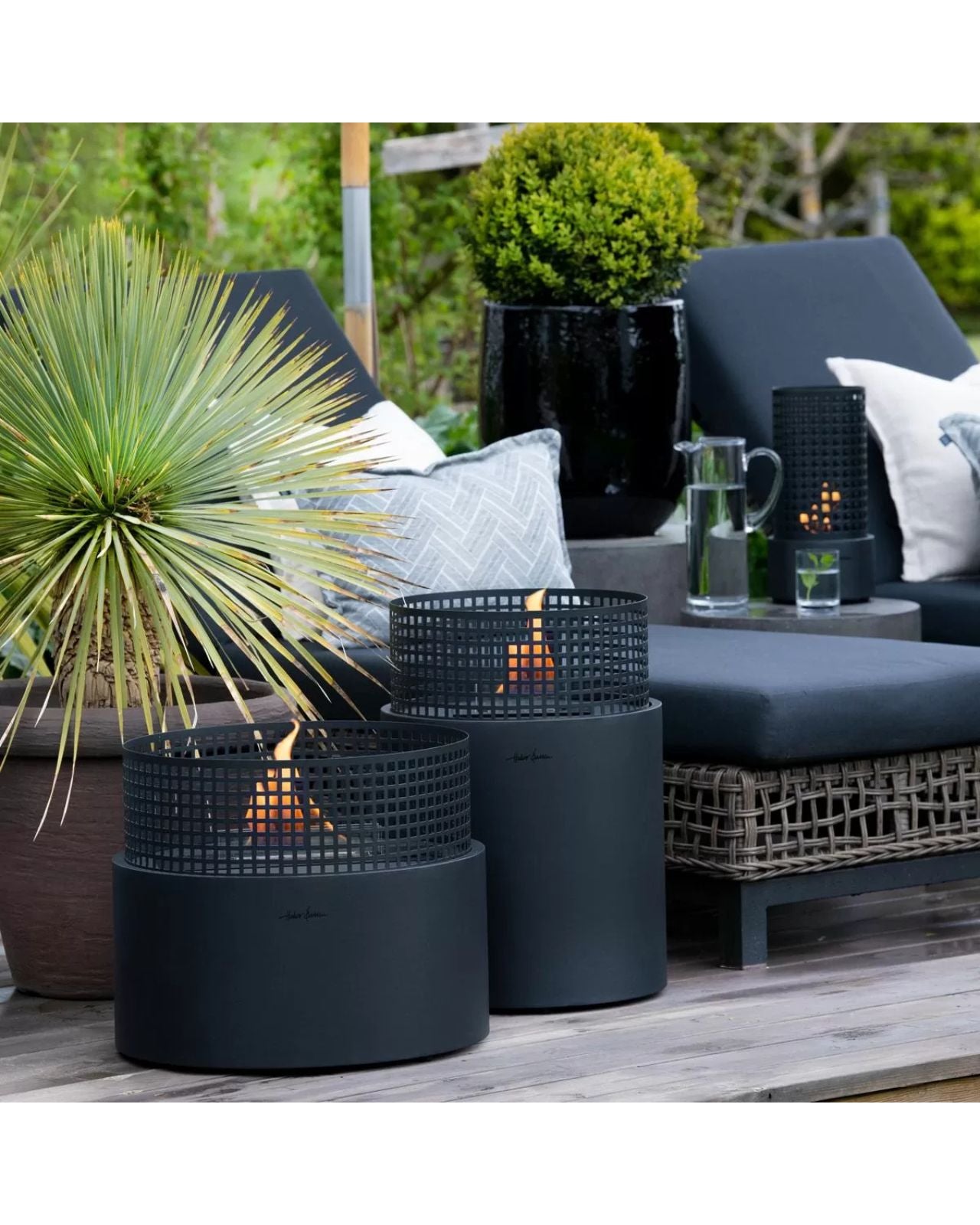 Tenderflame Plettenberg Black Freestanding Steel Fireplace