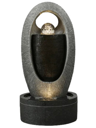 Tidiq - Sphere Curve Ball LED Light Water Feature