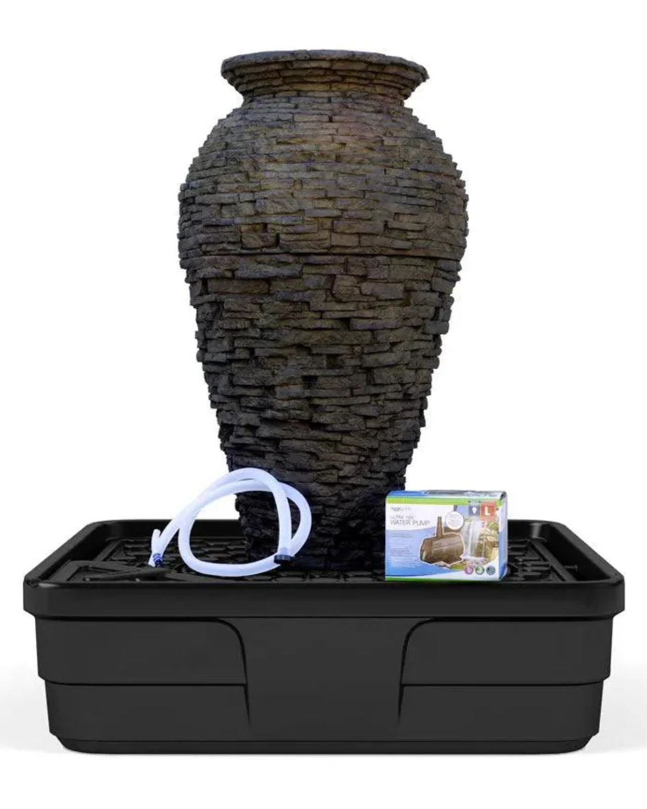 Aquascape Medium Stacked Slate Urn Fountain Kit