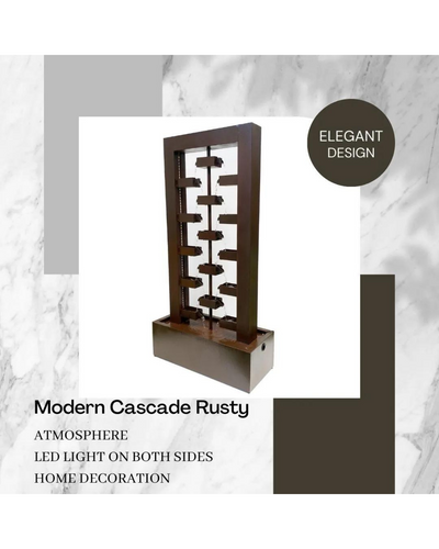 Verity - Modern Wall LED Light Water Feature