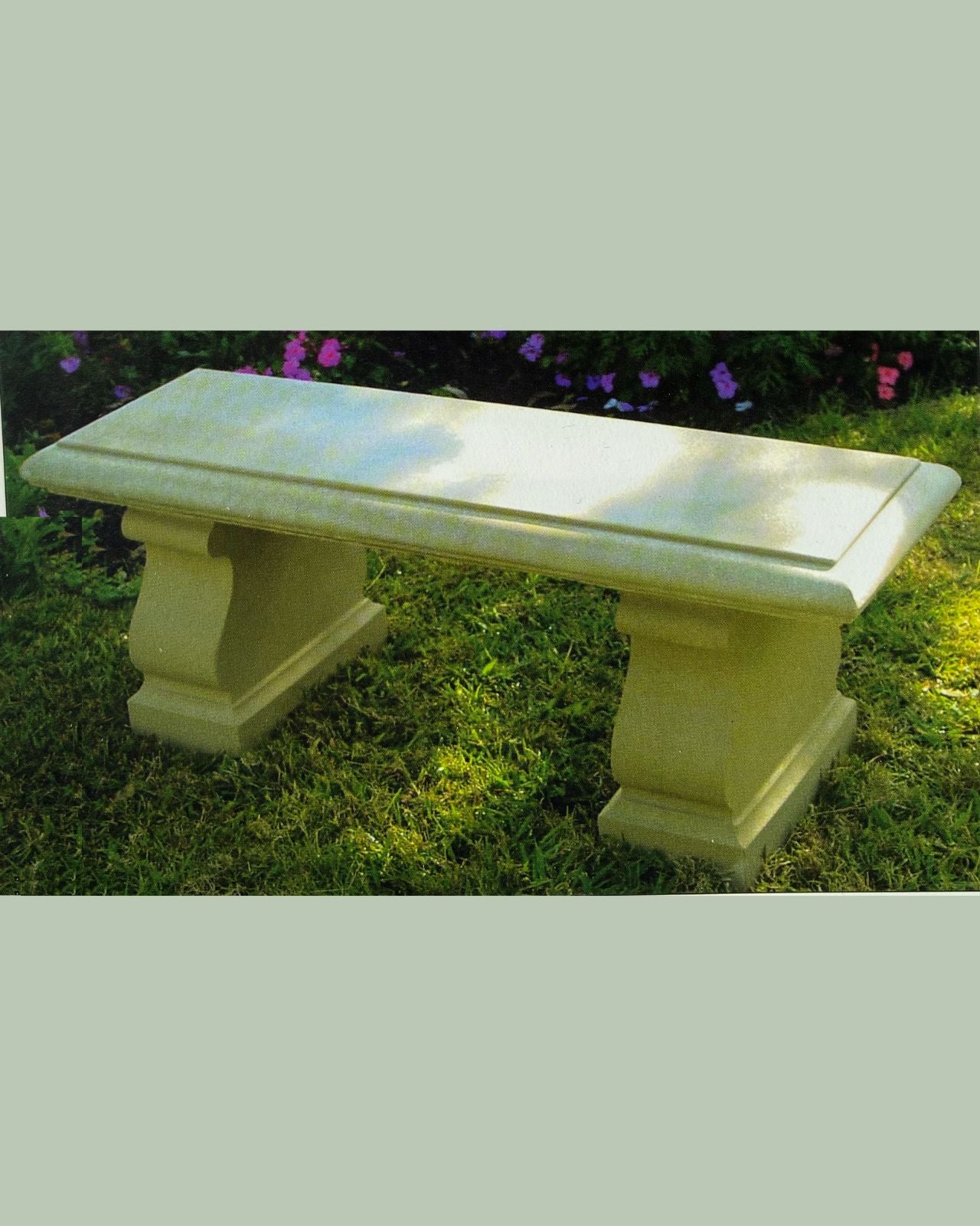 Vivaro - Concrete Outdoor Garden Seating Bench