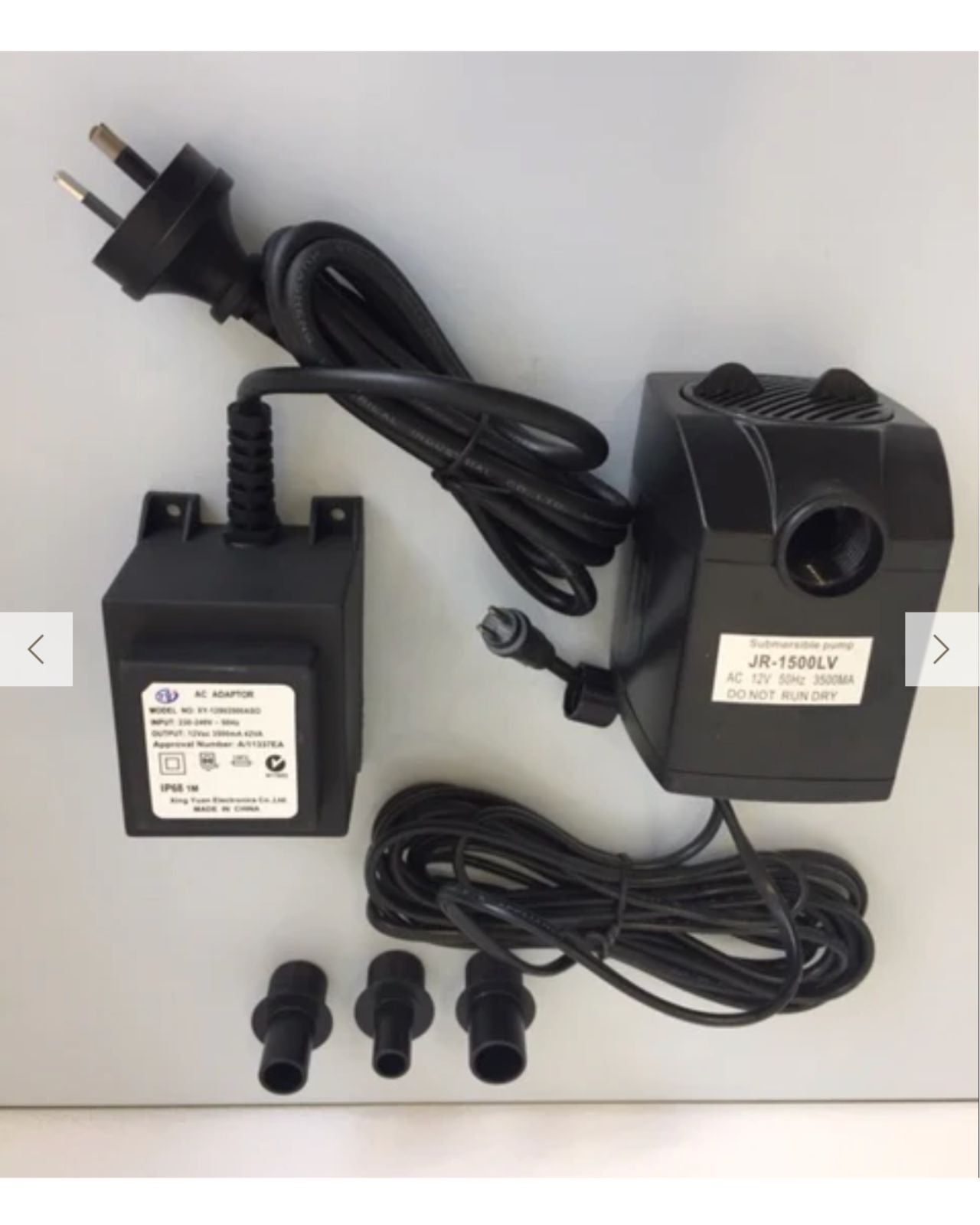 Jier JR-1500LV Fountain & Pond Water Pump - Low Voltage
