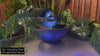 Vlei - Cascading 3 Bowl LED Light Water Feature