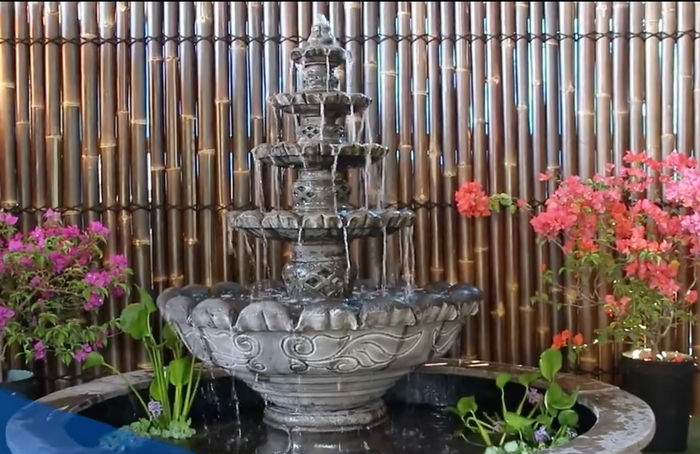Wangsa - Balinese Concrete 4 Tier Pond Surrounds Water Feature – Water ...