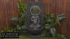 Gaia - Large Buddha LED Light Wall Water Feature 150cm front video