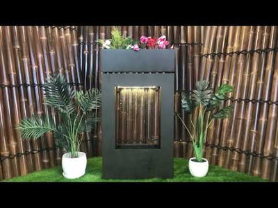 Torrentia Rain Curtain Shower LED Light Wall Water Feature
