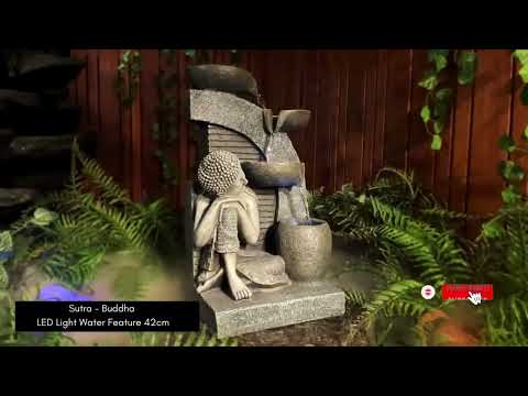 Sutra - Buddha LED Light Water Feature 42cm