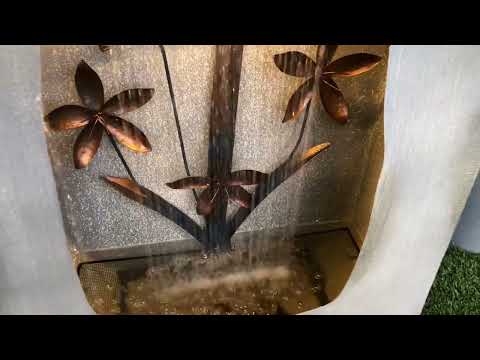 Gush - Rain Curtain Flower LED Light Shower Water Feature