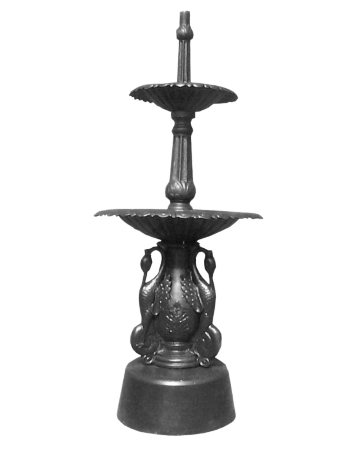 Moonlit 2 Tier Cast Iron Water Fountain 140cm Water Features Adore