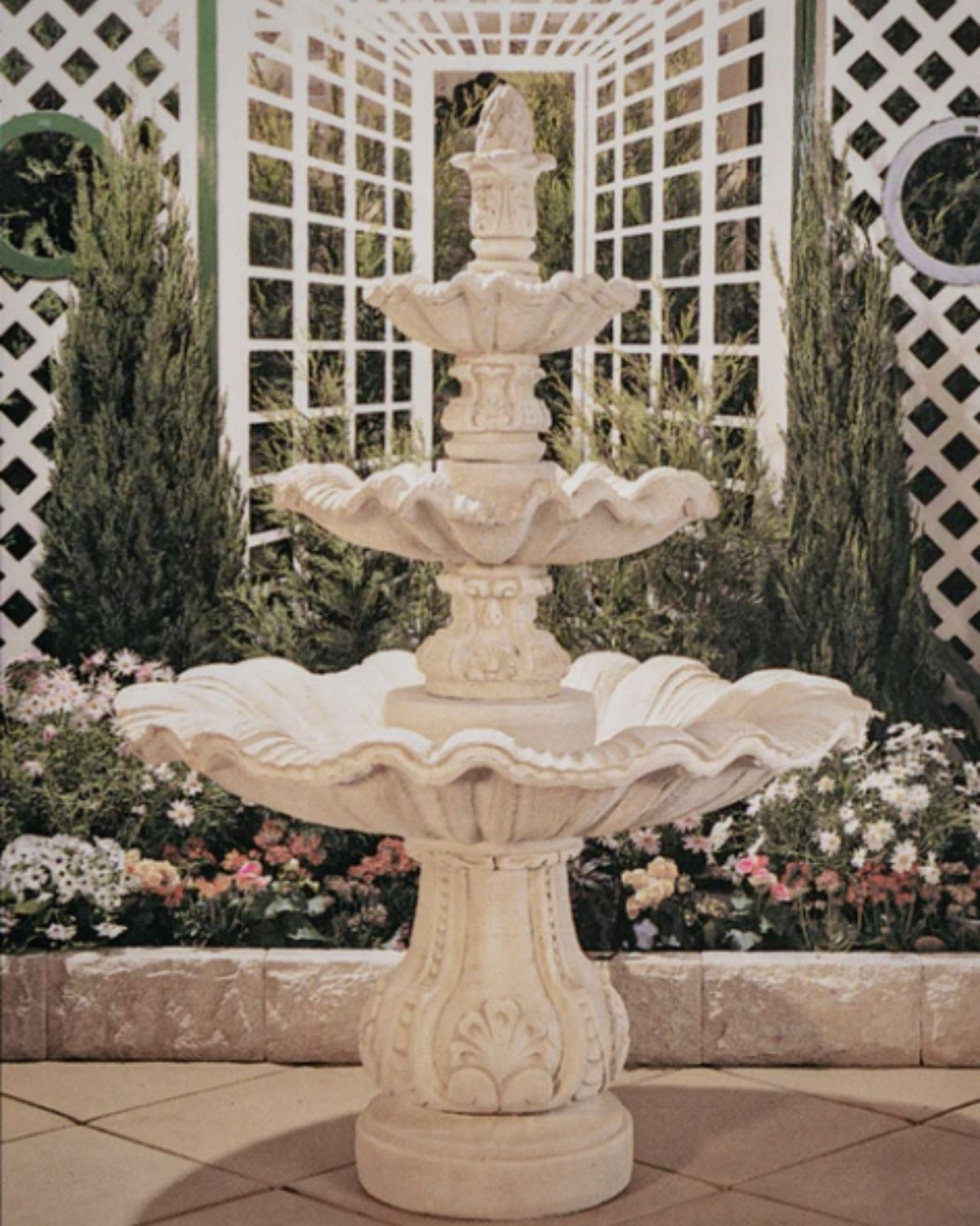 Tivoli - 3 Tier Classic Concrete Outdoor Water Feature 190cm – Water ...
